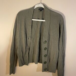 J. Crew Olive Green Button Up Cardigan